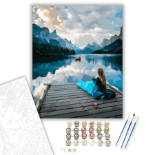 Számfestő.hu A vadonban - számfestő készlet – 40×50 cm (Keretre feszítve) kreatív és készségfejlesztő