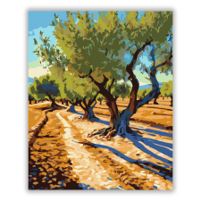 Számfestő.hu Andalúziai Olajfaliget - számfestő készlet kreatív és készségfejlesztő