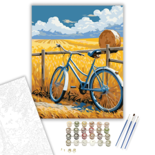 Számfestő.hu Aranyló Mezők Csendje - számfestő készlet – 40×50 cm (Keretre feszítve) kreatív és készségfejlesztő