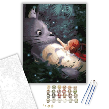 Számfestő.hu Aranyos Állatok - számfestő készlet – 40×50 cm (Keretre feszítve) kreatív és készségfejlesztő