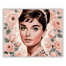 Számfestő.hu Audrey Hepburn Portré - számfestő készlet kreatív és készségfejlesztő