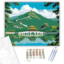 Számfestő.hu Beijing Nyári Palota Harmóniája - számfestő készlet – 60×70 cm (Keret nélkül) kreatív és készségfejlesztő