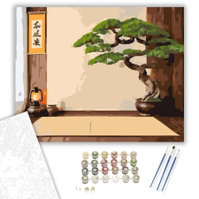 Számfestő.hu Bonsai és Zen Kalligráfia - számfestő készlet – 50×60 cm (Keretre feszítve) kreatív és készségfejlesztő