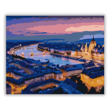 Számfestő.hu Budapesti Panoráma a Citadelláról - számfestő készlet kreatív és készségfejlesztő