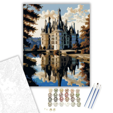 Számfestő.hu Château de Chambord - számfestő készlet – 60×70 cm (Keretre feszítve) kreatív és készségfejlesztő