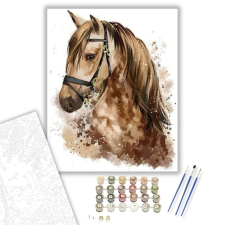 Számfestő.hu Csodálatos Ló - számfestő készlet – 40×50 cm (Keretre feszítve) kreatív és készségfejlesztő
