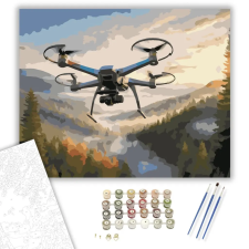 Számfestő.hu Drón a Hajnalban - számfestő készlet – 60×70 cm (Keret nélkül) kreatív és készségfejlesztő