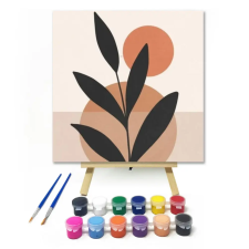 Számfestő.hu Egy Virág - gyerek számfestő készlet – 40×40 cm (Keretre feszítve) kreatív és készségfejlesztő
