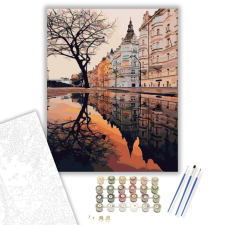 Számfestő.hu Eső után - számfestő készlet – 40×50 cm (Keretre feszítve) kreatív és készségfejlesztő