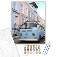 Számfestő.hu Esztétikus Volkswagen - számfestő készlet – 40×50 cm (Keretre feszítve) kreatív és készségfejlesztő