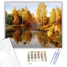 Számfestő.hu Folyópart - számfestő készlet – 40×50 cm (Keretre feszítve) kreatív és készségfejlesztő