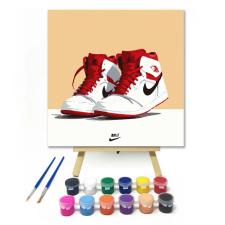 Számfestő.hu Friss és stílusos - gyerek számfestő készlet – 40×40 cm (Keretre feszítve) kreatív és készségfejlesztő