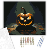 Számfestő.hu Füstös Halloween éj - számfestő készlet – 60×70 cm (Keretre feszítve)
