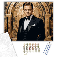 Számfestő.hu Gatsby Stílusban - számfestő készlet – 50×60 cm (Keretre feszítve) kreatív és készségfejlesztő