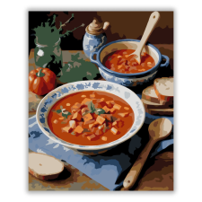 Számfestő.hu Gulyásleves Tálalva - számfestő készlet kreatív és készségfejlesztő