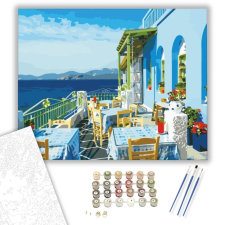 Számfestő.hu Hullámzó kilátás - számfestő készlet – 40×50 cm (Keretre feszítve) kreatív és készségfejlesztő