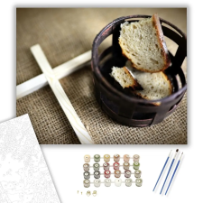 Számfestő.hu Húsvéti Böjt - húsvéti számfestő készlet – 80×100 cm (Keret nélkül) kreatív és készségfejlesztő