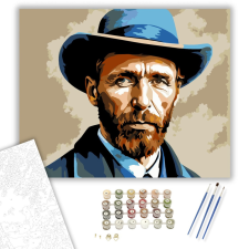 Számfestő.hu Időtlen Alakzatok - számfestő készlet – 40×50 cm (Keretre feszítve) kreatív és készségfejlesztő