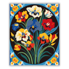 Számfestő.hu Irises Mandala Van Gogh Stílusban - számfestő készlet kreatív és készségfejlesztő
