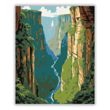 Számfestő.hu Itaimbezinho Canyon Fenséges Szurdoka - számfestő készlet kreatív és készségfejlesztő
