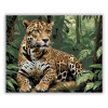 Számfestő.hu Jaguar a Dzsungel Mélyén - számfestő készlet