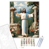 Számfestő.hu Jézus a Kertben - számfestő készlet – 40×50 cm (Keretre feszítve)