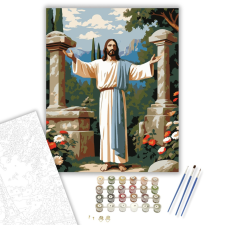 Számfestő.hu Jézus a Kertben - számfestő készlet – 40×50 cm (Keretre feszítve) kreatív és készségfejlesztő