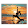 Számfestő.hu Jóga Napüdvözlet Tengerparti Napkeltekor - számfestő készlet