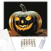 Számfestő.hu Kísérteties fények Halloween-kor - számfestő készlet – 50×60 cm (Keretre feszítve)