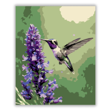 Számfestő.hu Kolibri a Levendulánál - számfestő készlet kreatív és készségfejlesztő