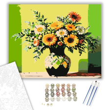 Számfestő.hu Margaréta harmónia - számfestő készlet – 40×50 cm (Keretre feszítve) kreatív és készségfejlesztő