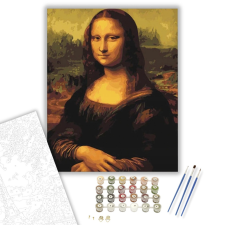 Számfestő.hu Mona Lisa - Da Vinci - számfestő készlet – 40×50 cm (Keretre feszítve) kreatív és készségfejlesztő