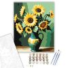Számfestő.hu Napraforgók Ragyogása - számfestő készlet – 40×50 cm (Keretre feszítve)