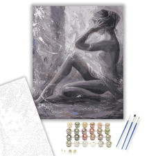 Számfestő.hu Női test - számfestő készlet – 40×50 cm (Keretre feszítve) kreatív és készségfejlesztő