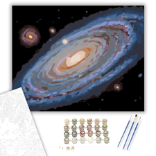 Számfestő.hu Ősi Spirálgalaxis és Csillagmező - számfestő készlet – 40×50 cm (Keretre feszítve) kreatív és készségfejlesztő