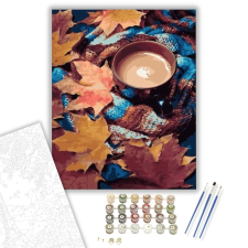 Számfestő.hu Őszi reggel - számfestő készlet – 40×50 cm (Keretre feszítve) kreatív és készségfejlesztő