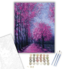 Számfestő.hu Őszi Sétány - számfestő készlet – 40×50 cm (Keretre feszítve) kreatív és készségfejlesztő