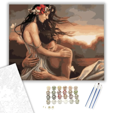 Számfestő.hu Őszinte szerelem - számfestő készlet – 60×70 cm (Keretre feszítve) kreatív és készségfejlesztő