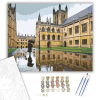 Számfestő.hu Oxfordi Egyetem Esős Nap - számfestő készlet – 40×50 cm (Keretre feszítve)