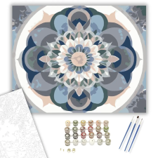 Számfestő.hu Pasztell Kör Mandala - számfestő készlet – 80×100 cm (Keret nélkül) kreatív és készségfejlesztő