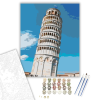 Számfestő.hu Pisai Ferde Torony - számfestő készlet – 40×50 cm (Keretre feszítve)