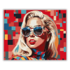 Számfestő.hu Pop Art Stílusú Énekesnő Portré - számfestő készlet