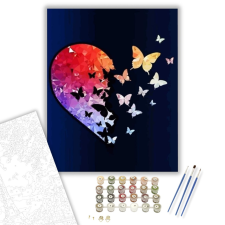 Számfestő.hu Románc - számfestő készlet – 40×50 cm (Keretre feszítve) kreatív és készségfejlesztő