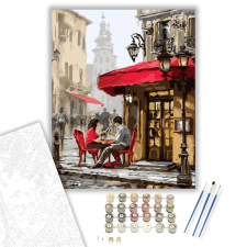 Számfestő.hu Romantikus délután - számfestő készlet – 60×70 cm (Keret nélkül) kreatív és készségfejlesztő