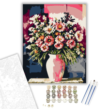 Számfestő.hu Rubinvirágzás - számfestő készlet – 40×50 cm (Keretre feszítve) kreatív és készségfejlesztő