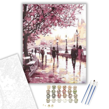 Számfestő.hu Séta - számfestő készlet – 40×50 cm (Keretre feszítve) kreatív és készségfejlesztő