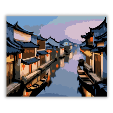 Számfestő.hu Suzhou Éjszakai Fényei - számfestő készlet kreatív és készségfejlesztő