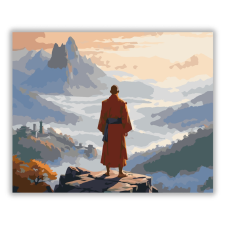 Számfestő.hu Szerzetes a Hegyi Kilátónál - számfestő készlet kreatív és készségfejlesztő