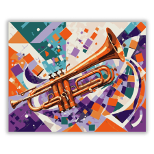 Számfestő.hu Színes Trombitaszimfónia - számfestő készlet kreatív és készségfejlesztő