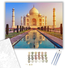Számfestő.hu Taj Mahal - számfestő készlet – 40×50 cm (Keretre feszítve) kreatív és készségfejlesztő